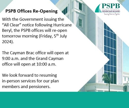 PSPB Offices Re-Open
