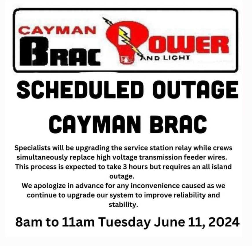 Planned Power Outage in Cayman Brac